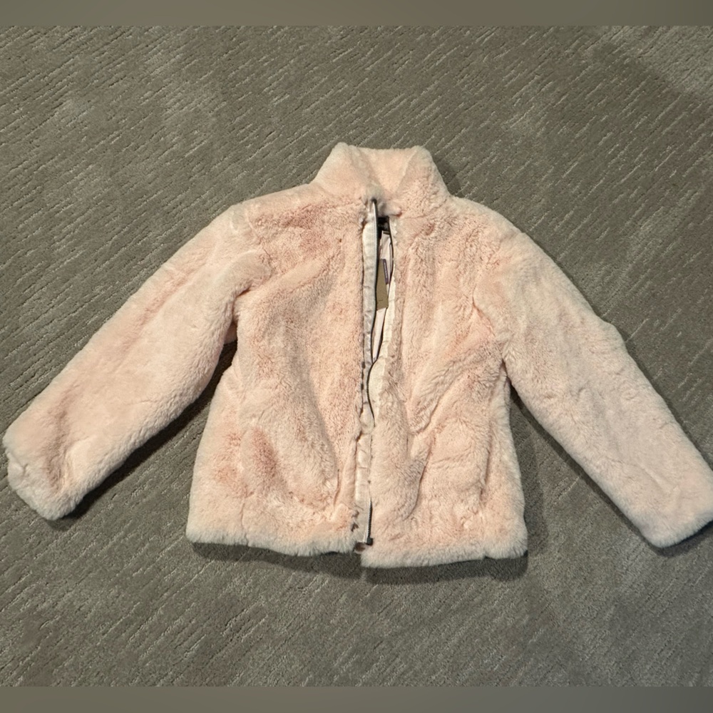 Girls Patagonia Faux Fur Fleece Jacket